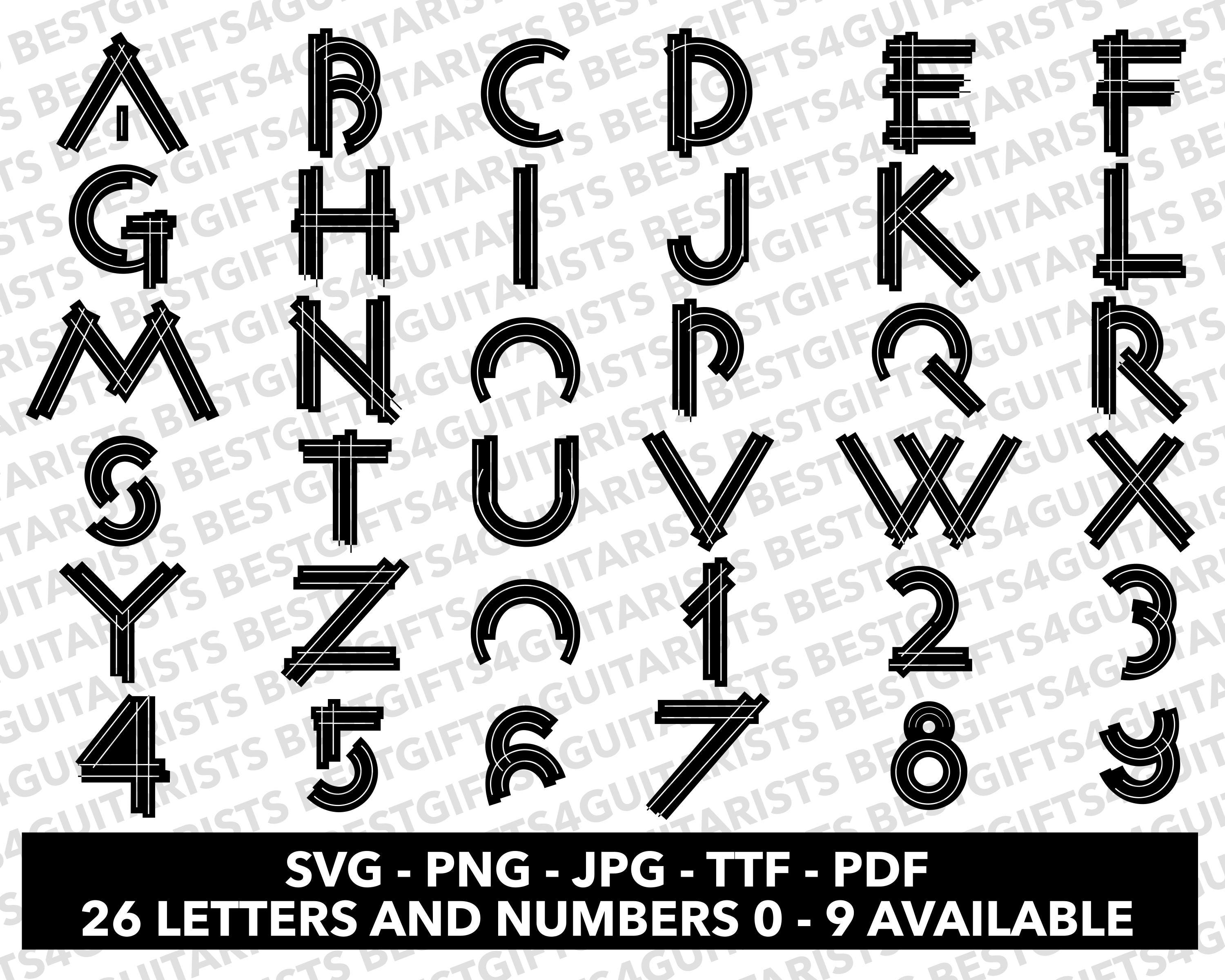 Fighting Game Font SVG, Gamer Font for Cricut, Gamer Font SVG, PNG, Jpg ...