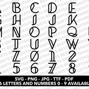 Line Font SVG, Line Font for Canva, Line Font SVG, PNG, Jpg, Ttf, Pdf ...