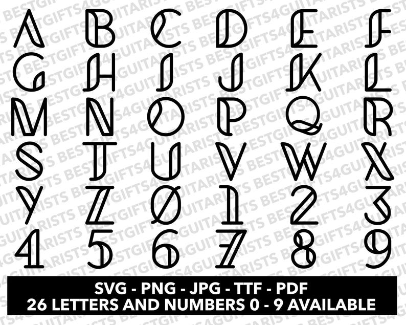 Line Font SVG, Line Font for Canva, Line Font SVG, PNG, Jpg, Ttf, Pdf ...