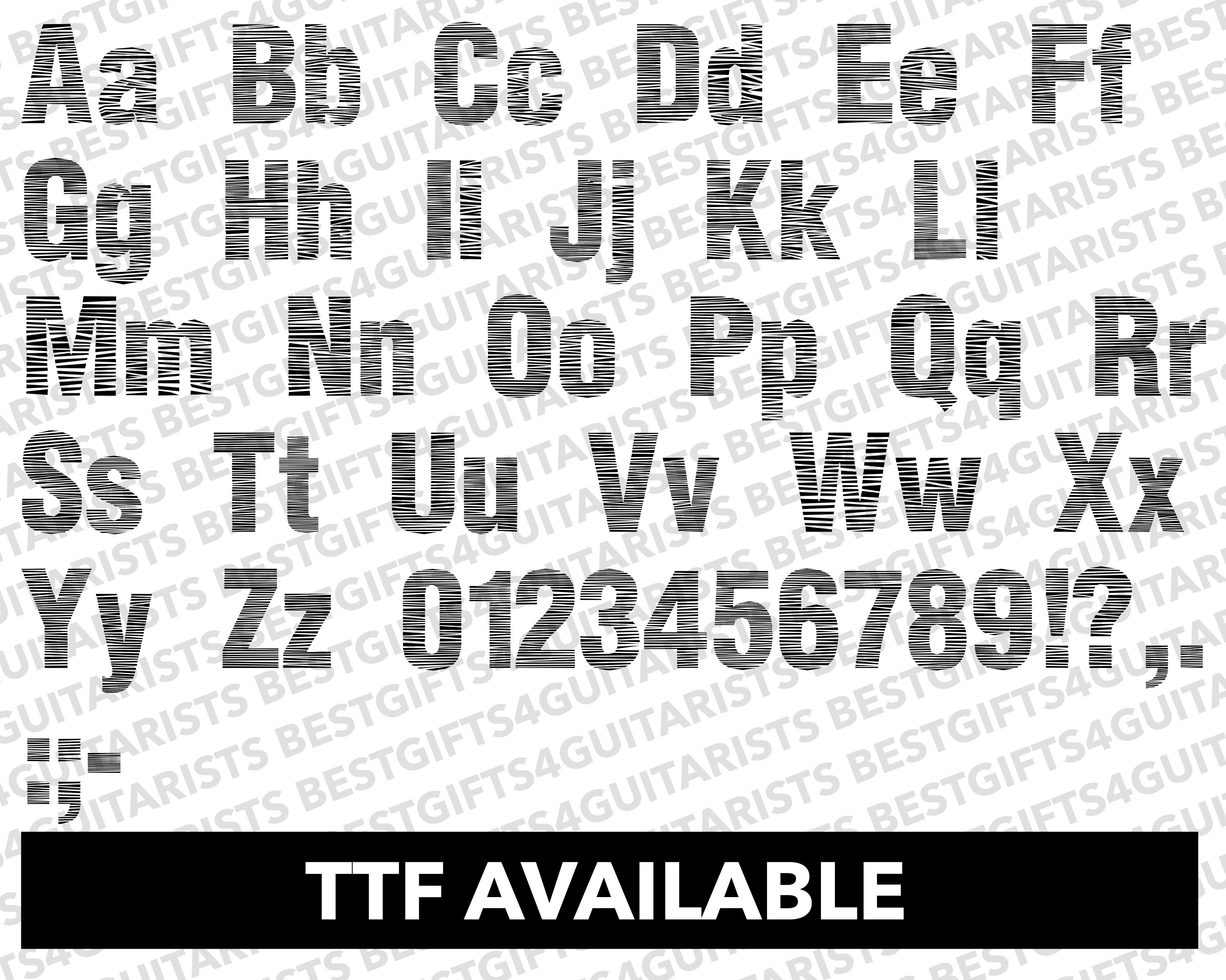 String Font Texture Texture Font SVG, Texture Font for Cricut, Texture Font SVG, PNG, Jpg ...