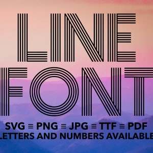 Line Font SVG, Line Letters, Line Numbers, Distressed Letters SVG, PNG, jpg, ttf, pdf Distressed Numbers, Distressed Alphapack, Distressed