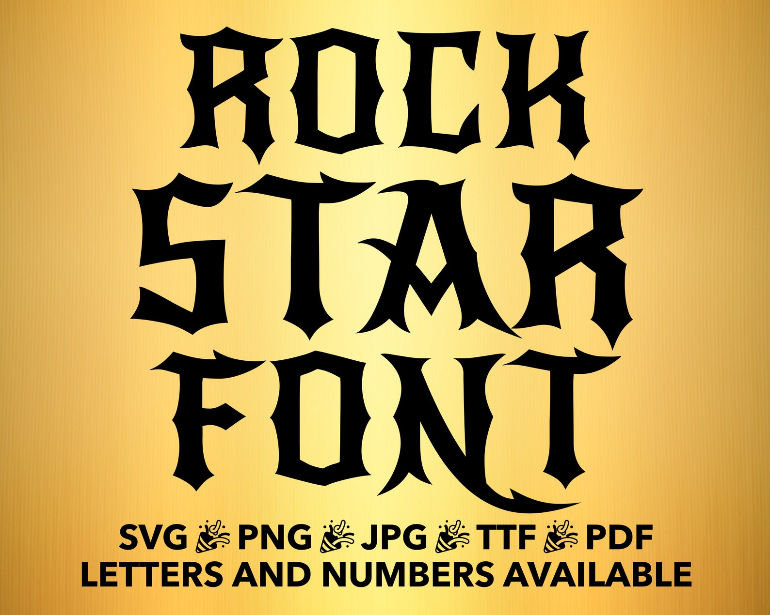 Rockstar Font SVG, Rockstar Font TTF, Rockstar Letters Svg, Png, Jpg ...
