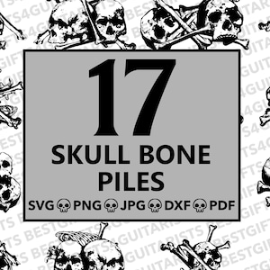 Pile of Skulls Bundle, Skull Pile, Skull and Bones SVG, PNG, jpg, dxf, pdf Skull Pile Bundle, Skull with Bones, Bone Pile PNG, Skull Bundle