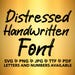 Distressed Font SVG, Distressed Letters Svg, Png, Jpg, Ttf, Pdf ...