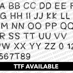 Witch Broom Font SVG, Witch Font for Canva, Broom Font SVG, PNG, Jpg ...