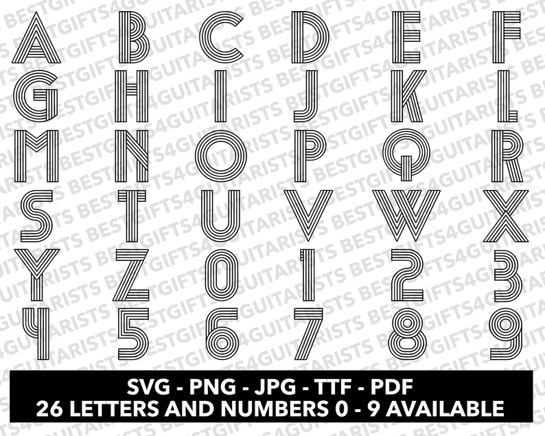 Lines Font SVG, Line Font TTF, Line Letters Svg, Png, Jpg, Ttf, Pdf ...