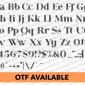 Fancy Line Font SVG, Line Font PNG, Line Font for Cricut, Line Font Svg ...