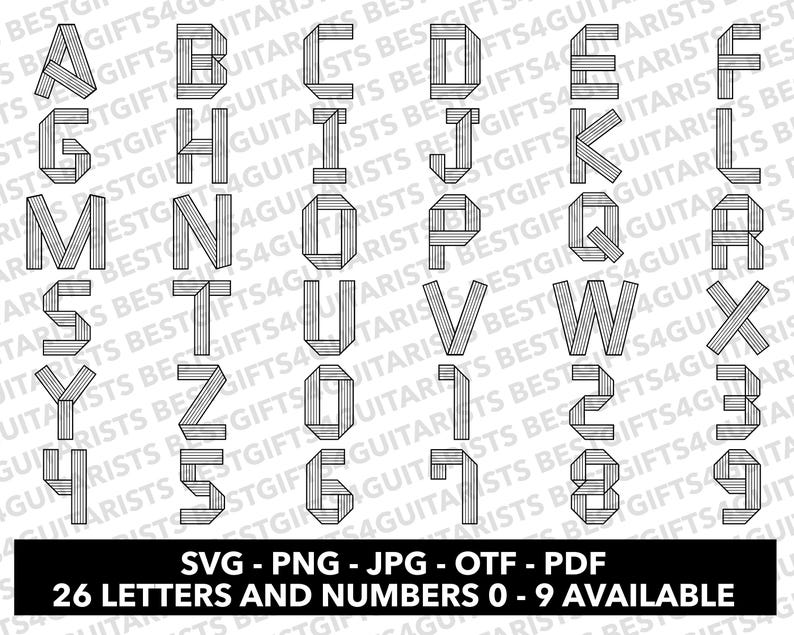 Line Font SVG, Line Font for Cricut, Line Font SVG, PNG, Jpg, Otf, Pdf ...