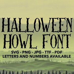 Halloween Font SVG, Horror Cut Font For Cricut, Horror Font SVG, PNG, jpg, ttf, pdf Horror Font For Canva, Scary Font, Halloween Font, Scary