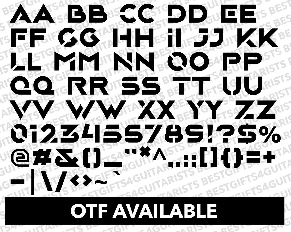 Sci-fi Font SVG, Sci-fi Font TTF, Alien Letters Svg, Png, Jpg, Otf, Pdf ...