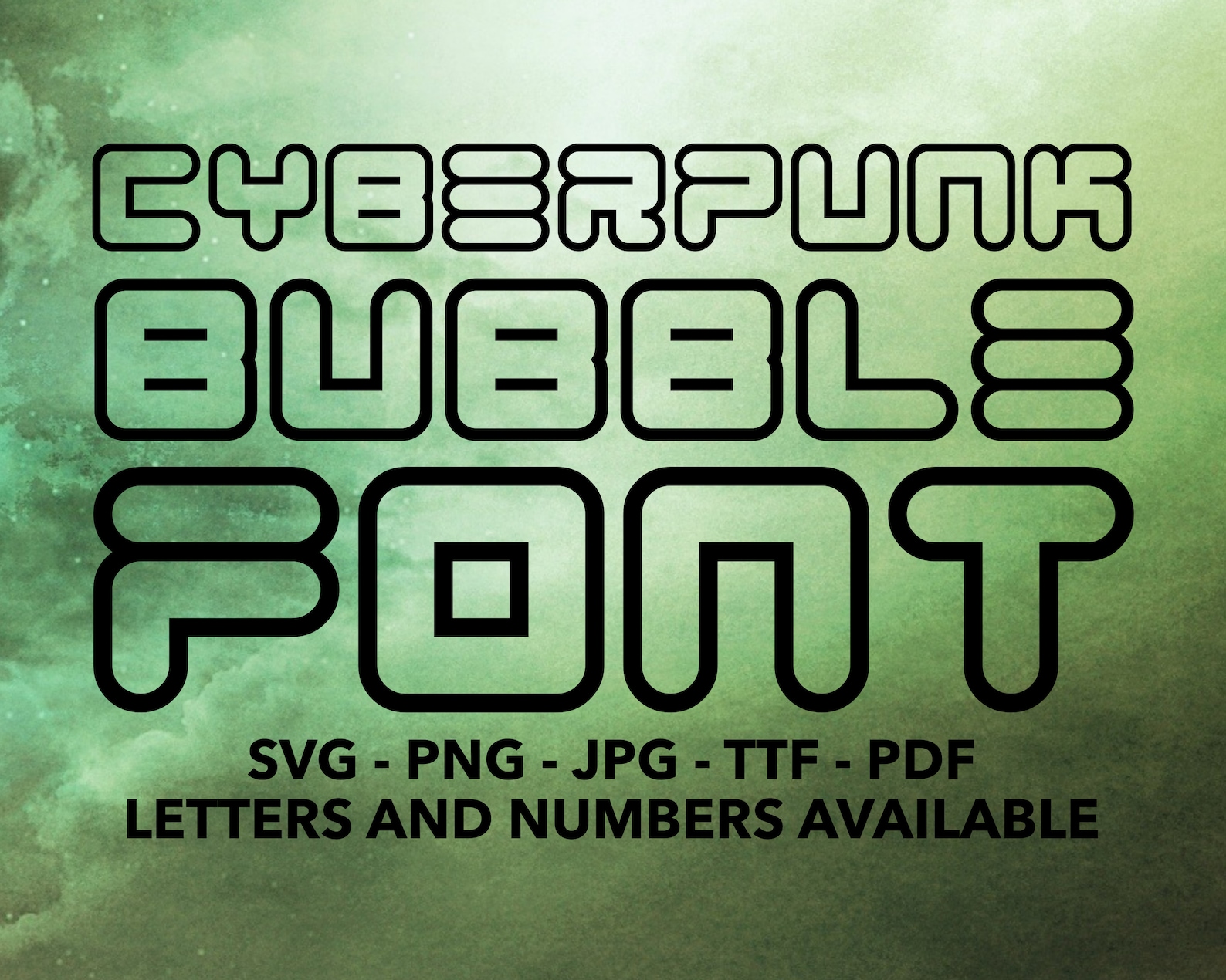 Cyberpunk Bubble Font SVG, Cyberpunk Font for Cricut, Cyberpunk SVG ...