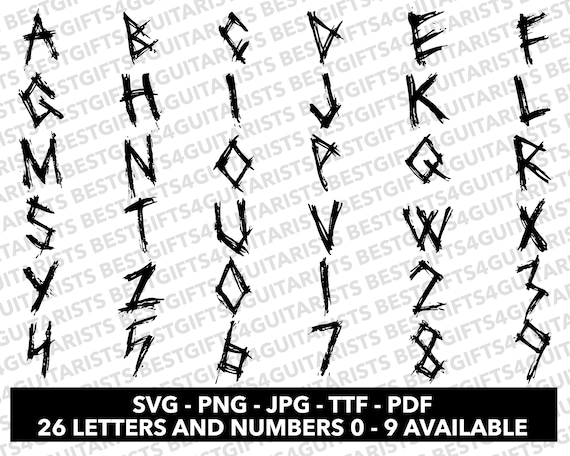 Letter R Scarry Scary Font Maker