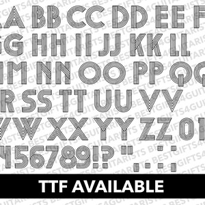 Lines Font SVG, Line Font TTF, Line Letters Svg, Png, Jpg, Ttf, Pdf ...
