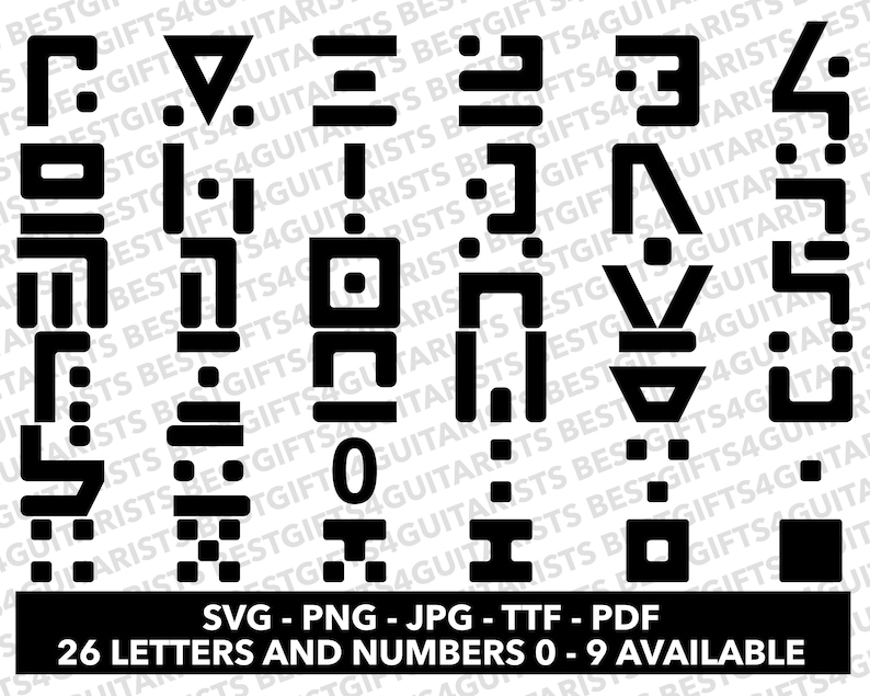 New Alien Font SVG, Alien Font 2 TTF, Alien Letters Svg, Png, Jpg, Ttf ...