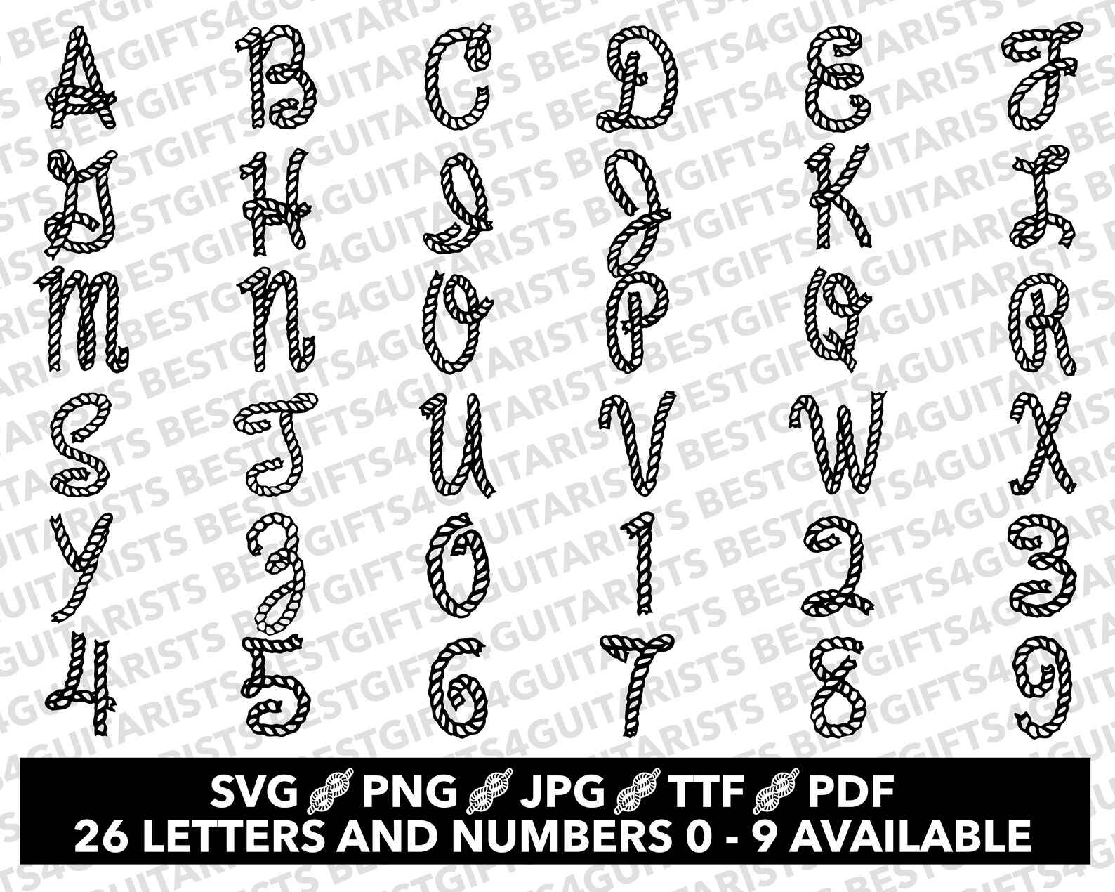 Old Rope Western Font SVG, Rope Font TTF, Western Font Svg, Png, Jpg ...