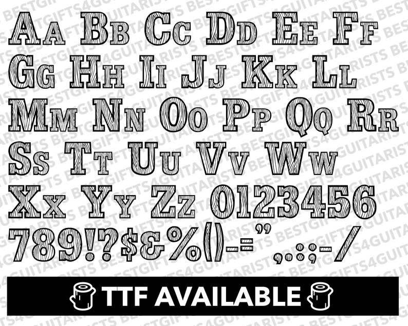 Wood Font SVG, Pine Font for Cricut, Branch Font SVG, PNG, Jpg, Ttf