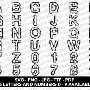 Pixel Font SVG, Pixel Font for Cricut, Pixel Font SVG, PNG, Jpg, Ttf ...
