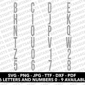 Line Font SVG - Distressed Font PNG - Lines Font SVG - Line Alphapack ...