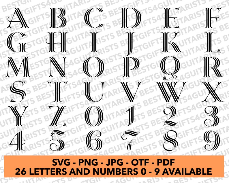 Fancy Line Font SVG, Line Font PNG, Line Font for Cricut, Line Font Svg ...
