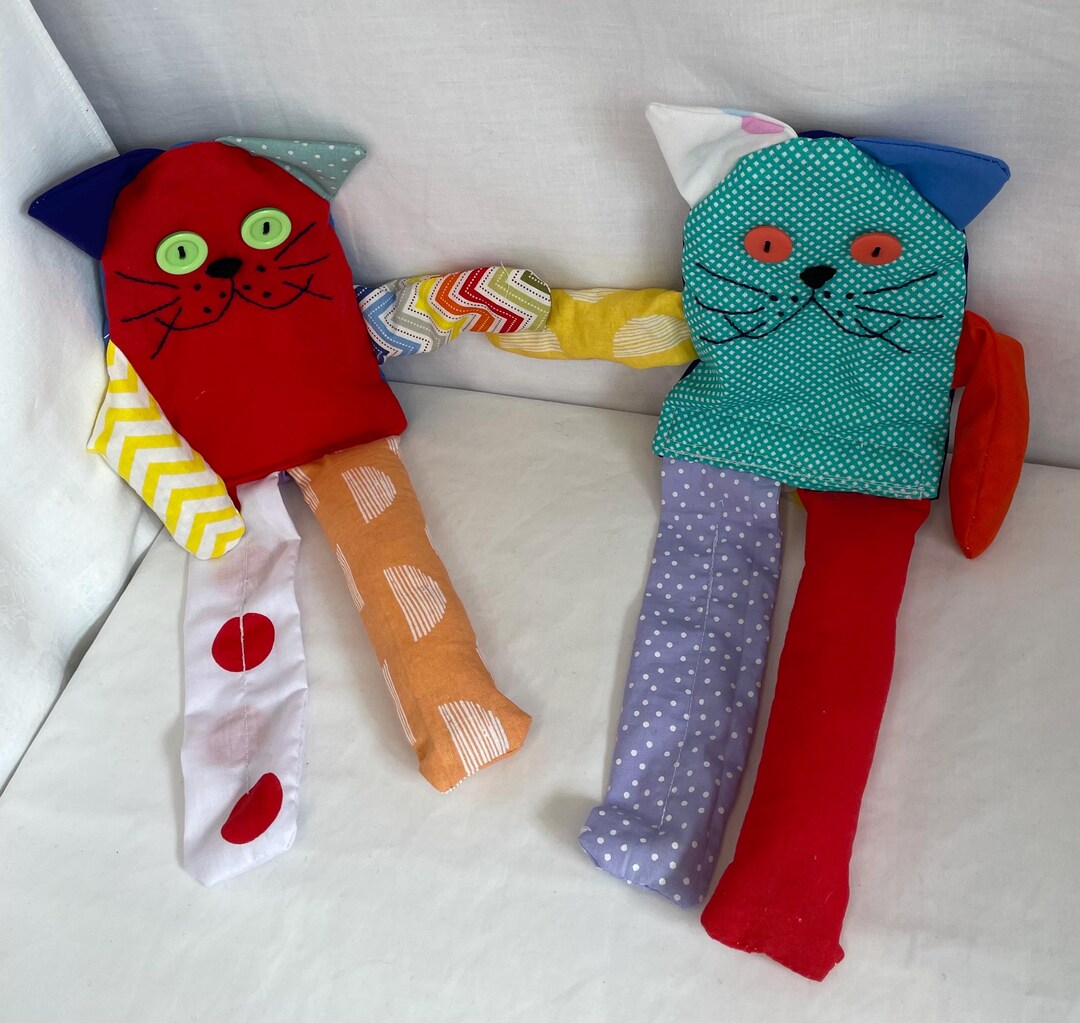 Image showcasing Multisensory Fidget Cat: Calming Sensory Toy for Anxiety Relief - Etsy