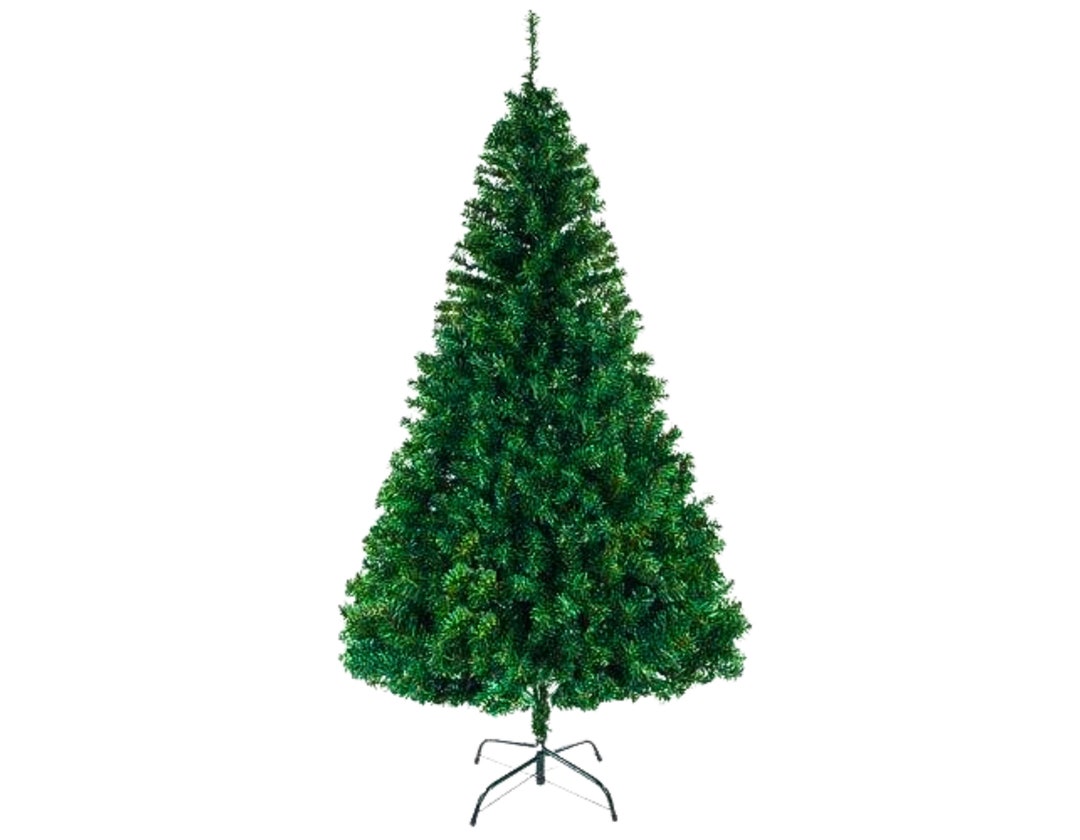 7FT Natural Looking Christmas Tree Xmas Pine Tree With Iron Etsy