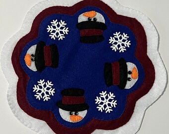 January Candle Mat