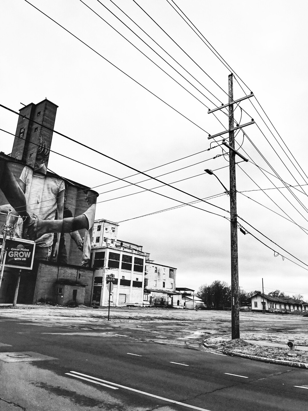 Kansas Art Street Photography Salina Kansas Mural Black and Etsy