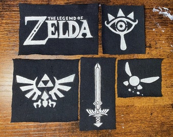 The Legend of Zelda Handpainted Patches