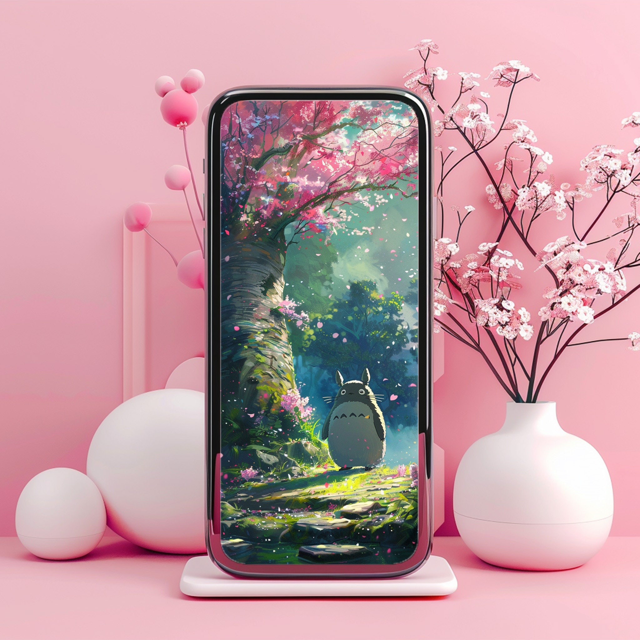 Studio Ghibli Inspired Phone Backgrounds Set of 5 All Smartphones Ios