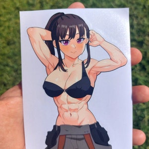 maki from fire force Decal Weatherproof UV-Resistant Car Laptop Decal Sticker