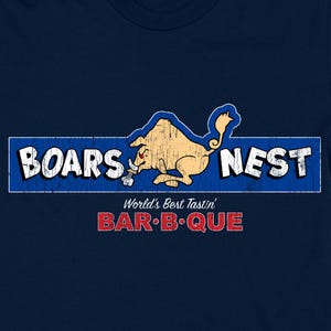 T-shirt Boar&#39;s Nest, The Dukes of Hazzard, Boss Hogg, Duke Boys, séries TV des années 70, Général Lee