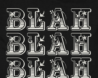 Blah Blah Blah-T-shirt, Rush-T-shirts, Geddy Lee, Alex Lifeson, Band-T-shirts