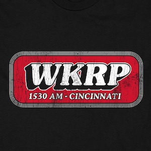 WKRP i Cincinnati T-shirt, 70-tals TV-program, 1980-tals T-shirts, Johnny Fever