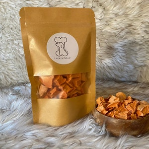 All-Natural & Homemade Treats: Sweet Potato Bites | Dehydrated Sweet Potatoes | Dog Treats | Dog Snacks - 2oz / 57g