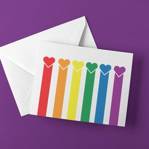 Pride Love, SET VAN 5 KAARTEN Notitiekaarten - Wenskaarten, Vakantiekaarten, Latina, Kaarten voor Hem, Kaarten voor Haar, Trots, Liefde Is Liefde