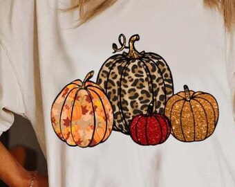Leopard pumpkins png, leopard png, pumpkin png, Fall png, Thanksgiving png, Sparkle Pumpkins png, Faux Pumpkins png, files for Sublimation