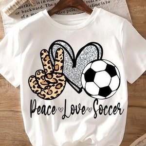 Peace Love Soccer png,Soccer png, Soccer mom png, Ball png, Soccer png, Soccer Shirt, Peace Love, Peace, cricut, Football png, Game day png