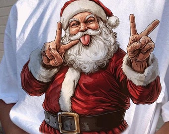 Funny Santa png for shirts, Retro Santa Christmas, Santa Claus PNG, christmas santa png, Christmas Sublimation design digital download, xmas