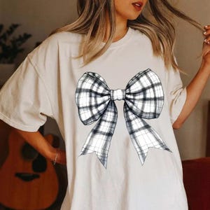 Checkered coquette bow png, Retro coquette bow, Sketch bow png, black and white bow png, Coquette Ribbon png, buffalo plaid bow png,race png