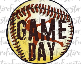 Game day softball png, Retro Softball png, Game Day PNG, Softball png, softball mom png, softball ball png, Digital Download