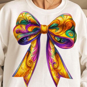 Mardi Gras coquette bow png, Mardi Gras png, Coquette bow png, festival png, Mardi Gras Bow png, Fleur De Lis png, Mardi Gras Coquette png
