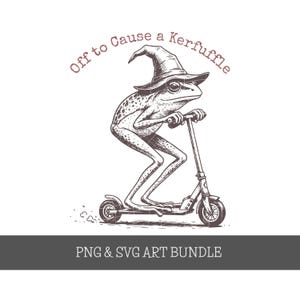 Rana divertida PNG: Diseño de camiseta con meme de rana de estilo vintage y moderno (descarga digital)
