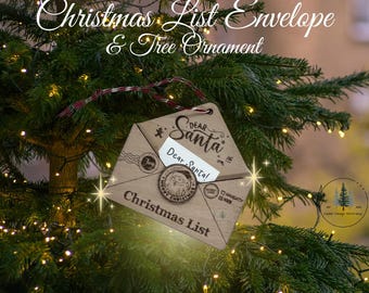 Christmas List Envelope