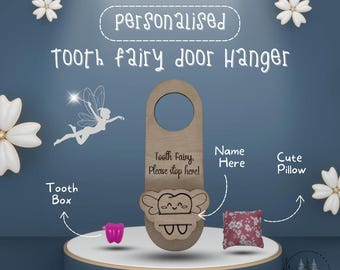 Personalised Tooth Fairy Door Hanger