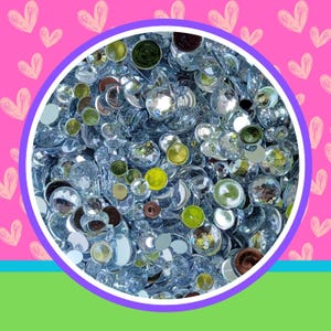 Acryl Flatback Strasssteine, Strassverzierungen, Kunststoff-Strasssteine für Kunsthandwerk, Kostüme, Papierkunst, Scrapbooking und vieles mehr