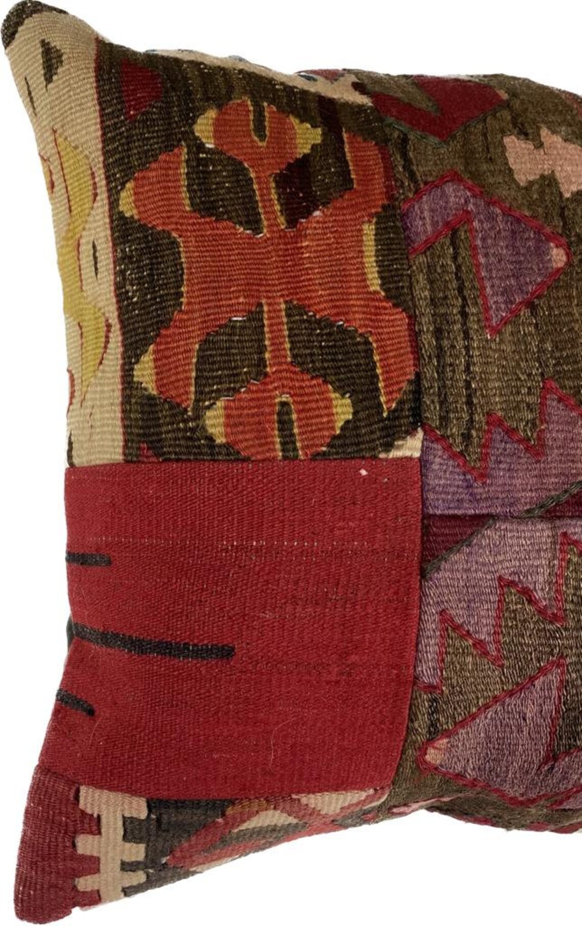 Turkish Kilim Pillow Vintage Kilim Pillow 18x18 Kilim Etsy