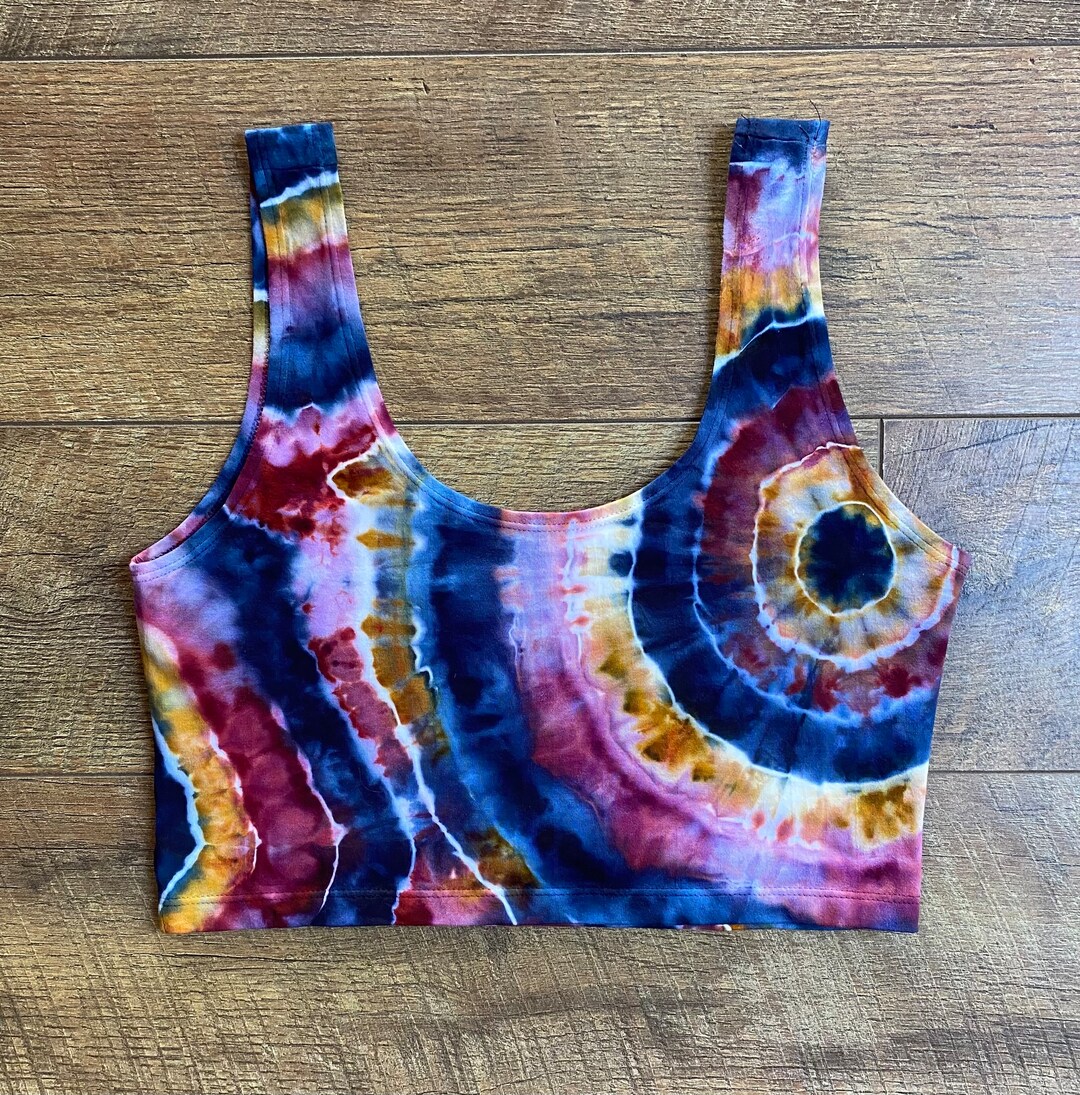 tie dye crop top