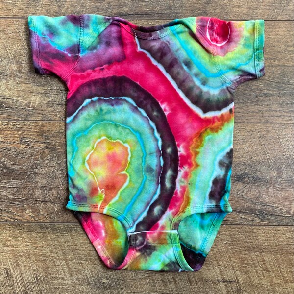 Tie Dye Baby Onesie- Size 12 Months