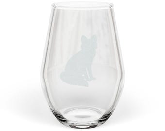Foxy Daddy Stemless Wine Glass | 11.5oz Engraved