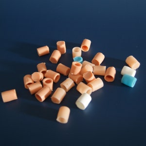 1/6 scale rubber female neck pegs (10 pcs) Phicen/TBLeague/Verycool/POPtoys